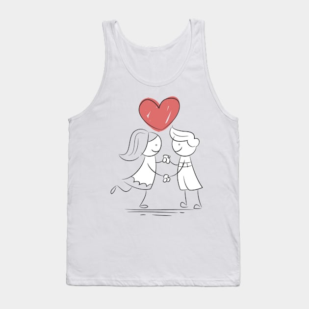 valentine day Tank Top by Mdath